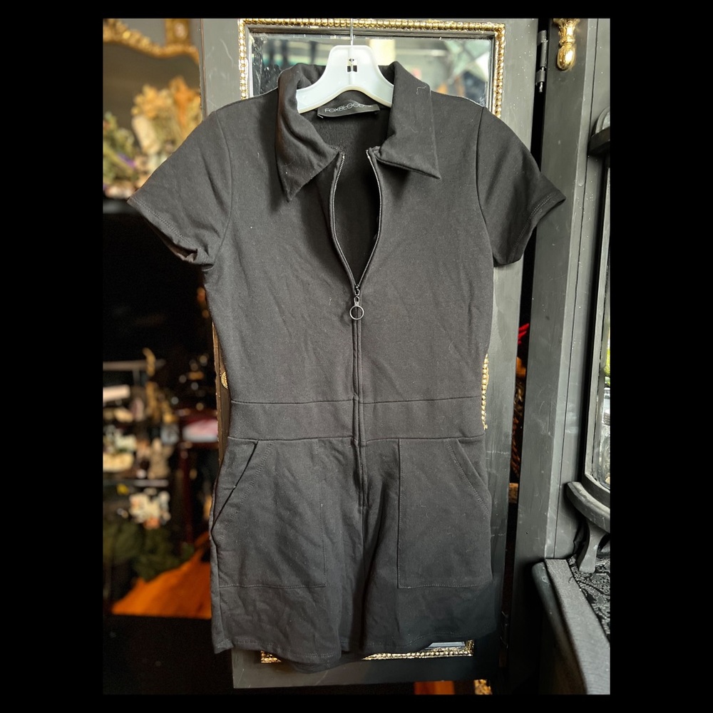 Foxblood Jamie Lee Zip Up Romper